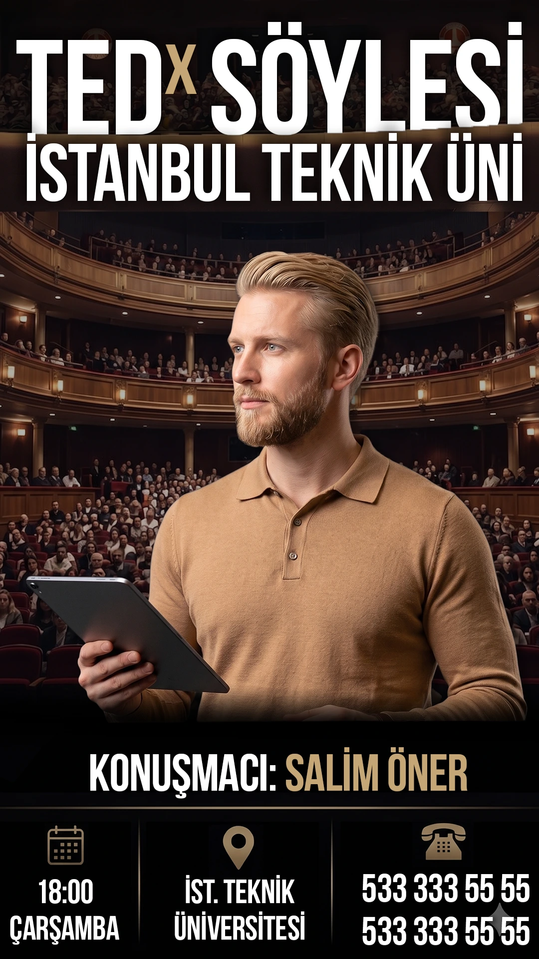 Sosyal Medya TedX Söyleşi Reklam İlanı